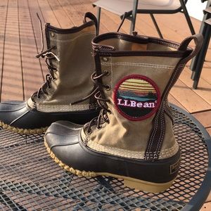 Llbean Katahdin patch boots
